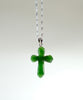 Canadian Jade Cross Necklace #1096