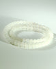 108 Round White Jade Mala Beaded Necklace #1814