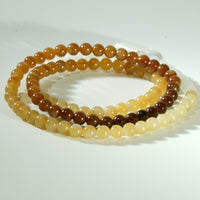 108 Polished Jade Mala Beaded Necklace #1691