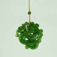 Canadian Jade Dragon Necklace #1150