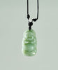 Chatoyant Siberian Jade Buddha Pendant Necklace #1705