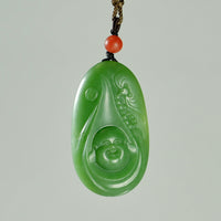 SIBERIAN JADE BUDDHA PENDANT #1709