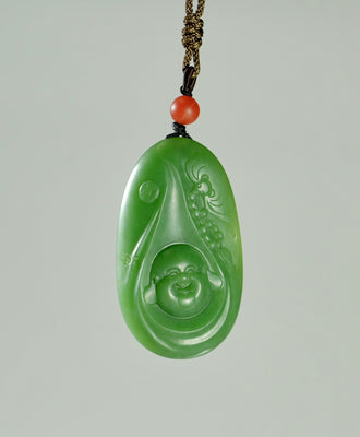 SIBERIAN JADE BUDDHA PENDANT #1709