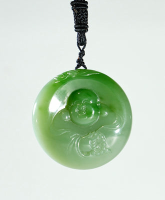 SIBERIAN JADE BUDDHA PENDANT #1712