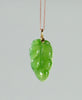 SIBERIAN JADE LEAF PENDANT #1666