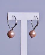 EDISON PINK PEARL EARRINGS #2275