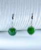 CANADIAN JADE BEAD EARRINGS #2302