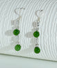 CANADIAN JADE LONG EARRINGS #2303