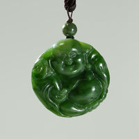 SIBERIAN JADE HAPPY BUDDHA #1309