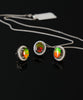 Ammolite Earring and Pendant Set #299