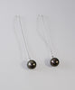 Tahitian Saltwater Cultured Pearl Earrings #1951