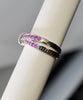 Pink Sapphire Diamond Ring #1675