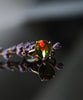 18K AMMOLITE DIAMOND RING #2097