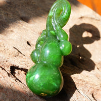 Polar Jade Gourd Pendant  #2629