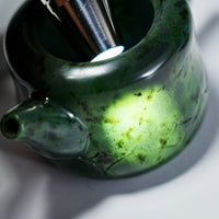 Master-Carved Canadian Jade Teapot #2119