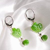 Jade Butterfly Earrings #2524