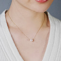 18K AKOYA CULTURED PEARL PENDANT #1969