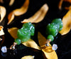 Siberian Jade Pixiu Earrings #2570