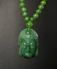 Jade Buddha Head Necklace #2536