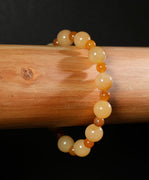 10mm Siberian Brown Jade Bracelet #2766