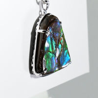 Freeform Ammolite Pendant #1982