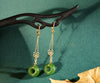 Eternal Grace Jade Butterfly Earrings #2471