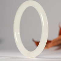 White Jade Bangle 61mm #867