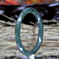 BLUISH GREEN JADE BANGLES #1533