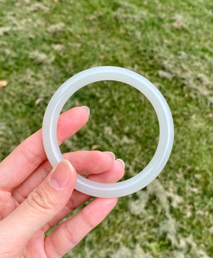 White Jade Bangle 61mm #867