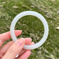 White Jade Bangle 61mm #865