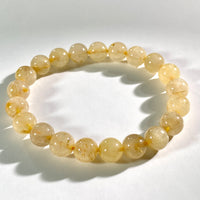 Rutilated Gold Quartz Bracelet #1848