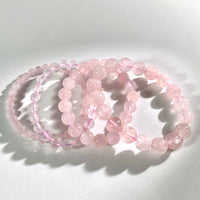 Rose Quartz Crystal Bracelet #824