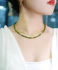 POLAR JADE GRADE AAA JADE BEADED NECKLACE #2232