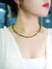 POLAR JADE GRADE AAA JADE BEADED NECKLACE #2232