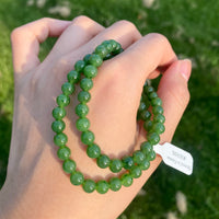 6mm Polar Jade Beaded Bracelet #2503