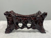 Carved Hollow Solid Wooden Base Stand #9