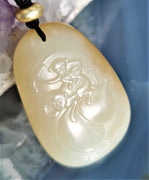 HETIAN White Jade Pendant - 辈辈封侯