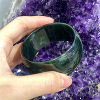 WIDE BAND JADE BANGLE 58MM #2245