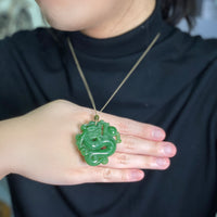 Canadian Jade Dragon Necklace #1150