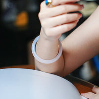 Agate Bangle - White #2109