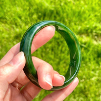 AA CANADIAN JADE BANGLE 55MM #2372