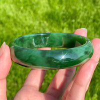 A CANADIAN JADE BANGLE 60MM #2486