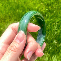 A CANADIAN JADE BANGLE 54.8MM  #150