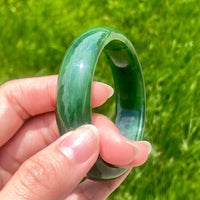 A CANADIAN JADE BANGLE 54.8MM  #150