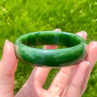 A CANADIAN JADE BANGLE 54.8MM  #150