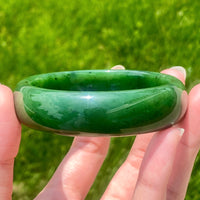 A CANADIAN JADE BANGLE 54.8MM  #150