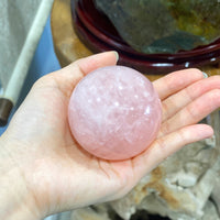 Natural Rose Quartz Ball #1927