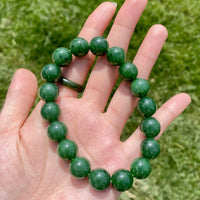 12mm Polar Jade Beaded Bracelet #2405