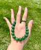 12mm Polar Jade Beaded Bracelet #2405