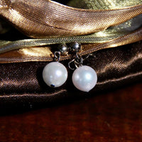 AKOYA SALT-SEA PEARL 925 S.S EARRINGS #1038